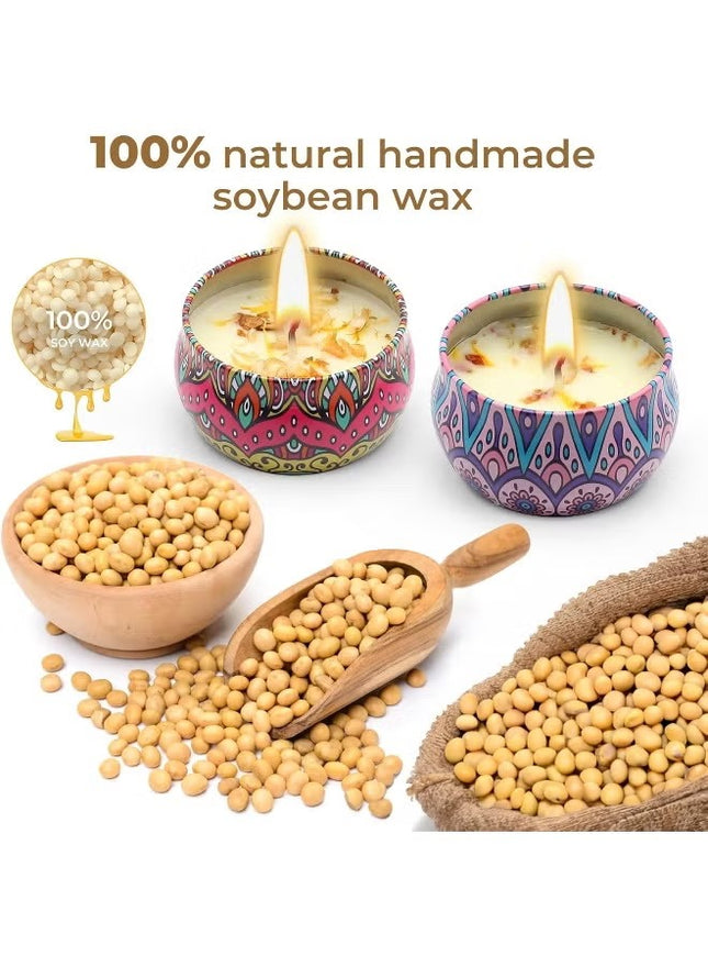 6 Pack Scented Candles Gift Set, Aromatherapy Candle