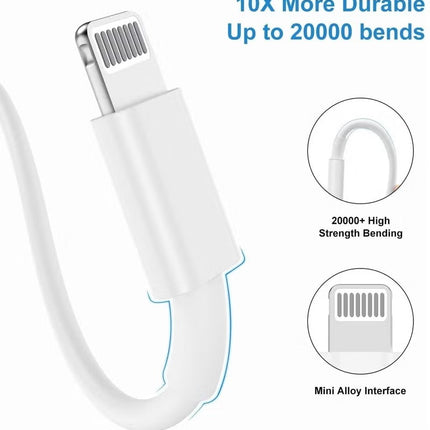 2M iPhone Fast Charger Cable, [MFi Certified] USB C to Lightning Cable Long