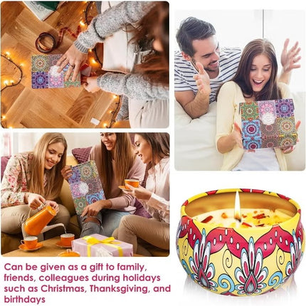 6 Pack Scented Candles Gift Set, Aromatherapy Candle