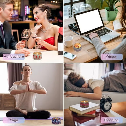 6 Pack Scented Candles Gift Set, Aromatherapy Candle