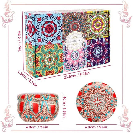6 Pack Scented Candles Gift Set, Aromatherapy Candle