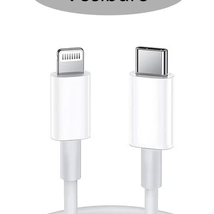 iPhone Charger Cable 1M[MFi Certified] USB C to Lightning Cable