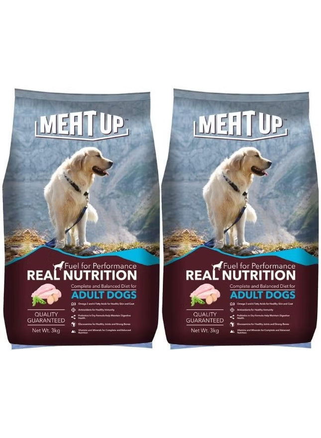 Dry Dog Food Real Chicken (Buy 1 Get 1) 2 x 3 Kg